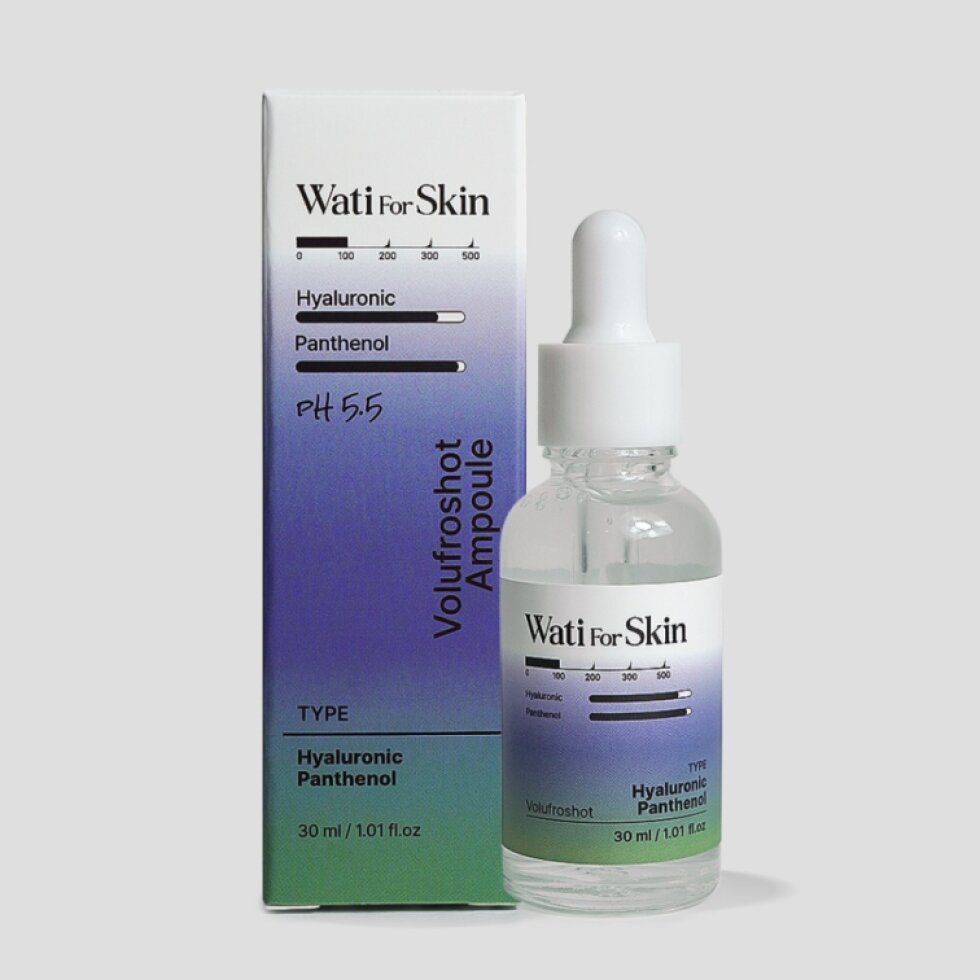 WATI FOR SKIN - Hyaluronic Panthenol B5 Volufroshot Ampoule - Hydratační sérum s kyselinou hyaluronovou a panthenolem - 30 ml