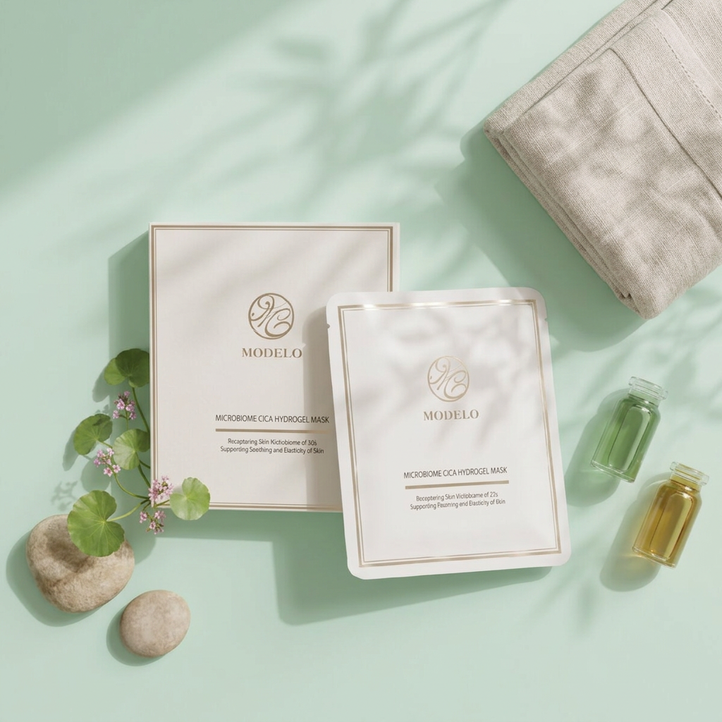 MODELO - Microbiome Cca Hydrogel Mask - Hydratační a zklidňující hydrogelová maska - 32g