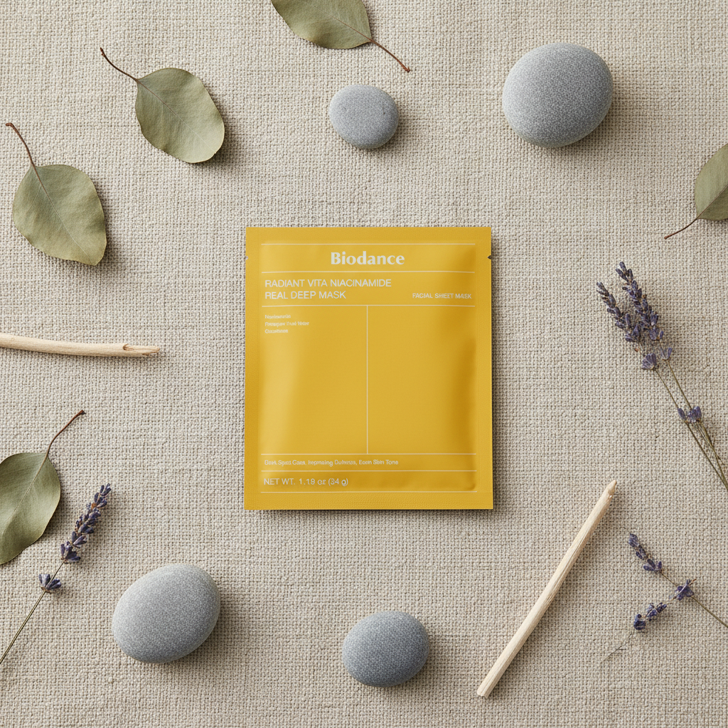 BIODANCE - Radiant Vita Niacinamide Real Deep Mask - Rozjasňující hydrogelová maska - 34 g