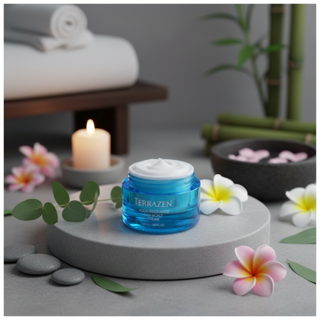 TERRAZEN Aqua Recharge 24h Moist Cream - Extra Hydratační Krém 50 ml