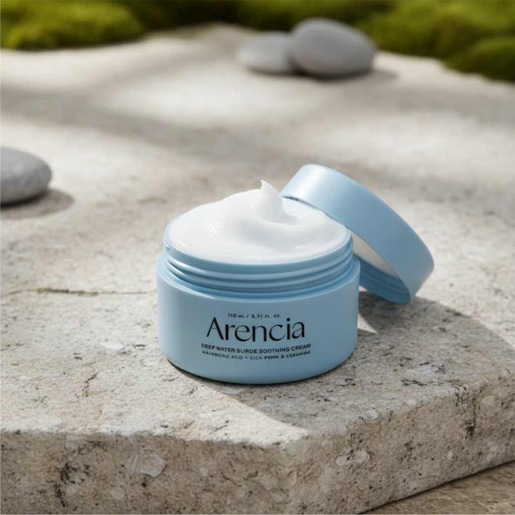 ARENCIA - Deep Water Surge Soothing Cream - Zklidňující, hydratační krém - 80 ml