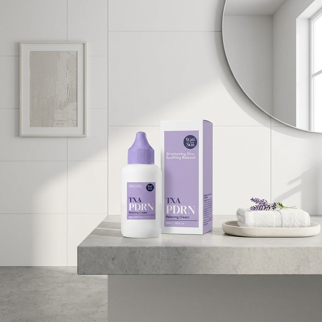 WATI FOR SKIN - Tranexamic Acid PDRN Relaxing Cream - Rozjasňující a regenerační pleťový krém s PDRN - 50 ml