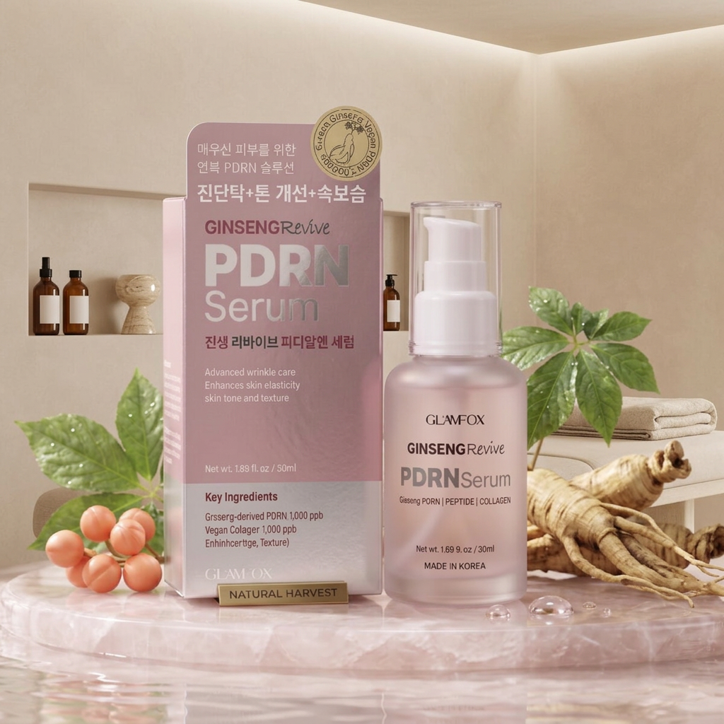 GLAMFOX - Ginseng Revive PDRN Serum - Obnovující sérum se ženšenem a PDRN - 50 ml
