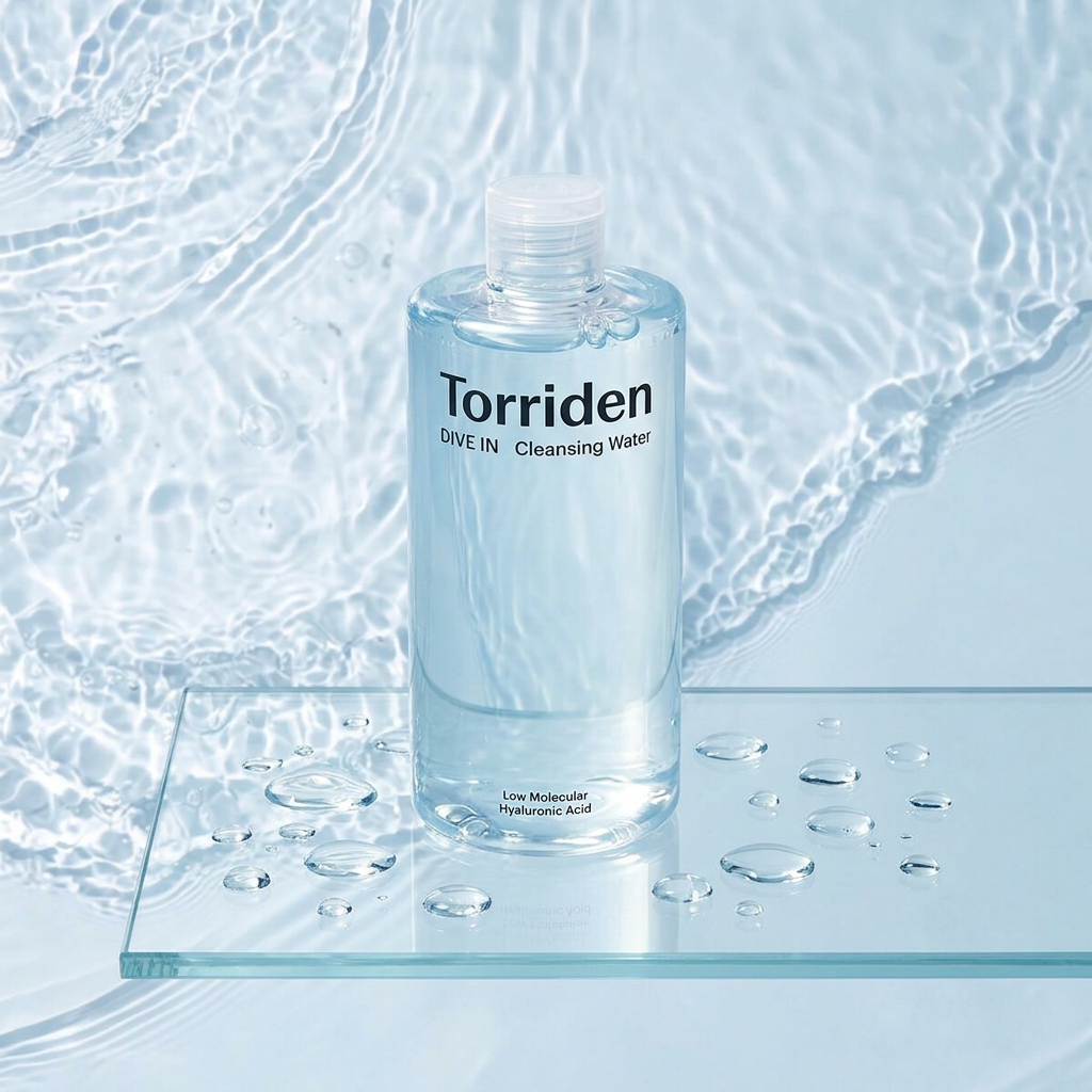 Torriden - DIVE-IN Cleansing Water - Hydratační čisticí voda s kyselinou hyaluronovou - 400 ml