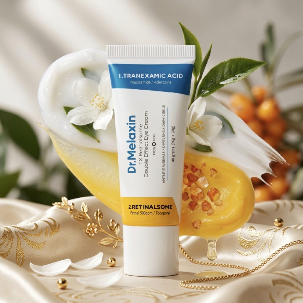 DR. MELAXIN - TX Retinalsome Double Effect Eye Cream - Zpevňující oční krém s tranexamovou kyselinou a lipozomálním retinalem - 40g