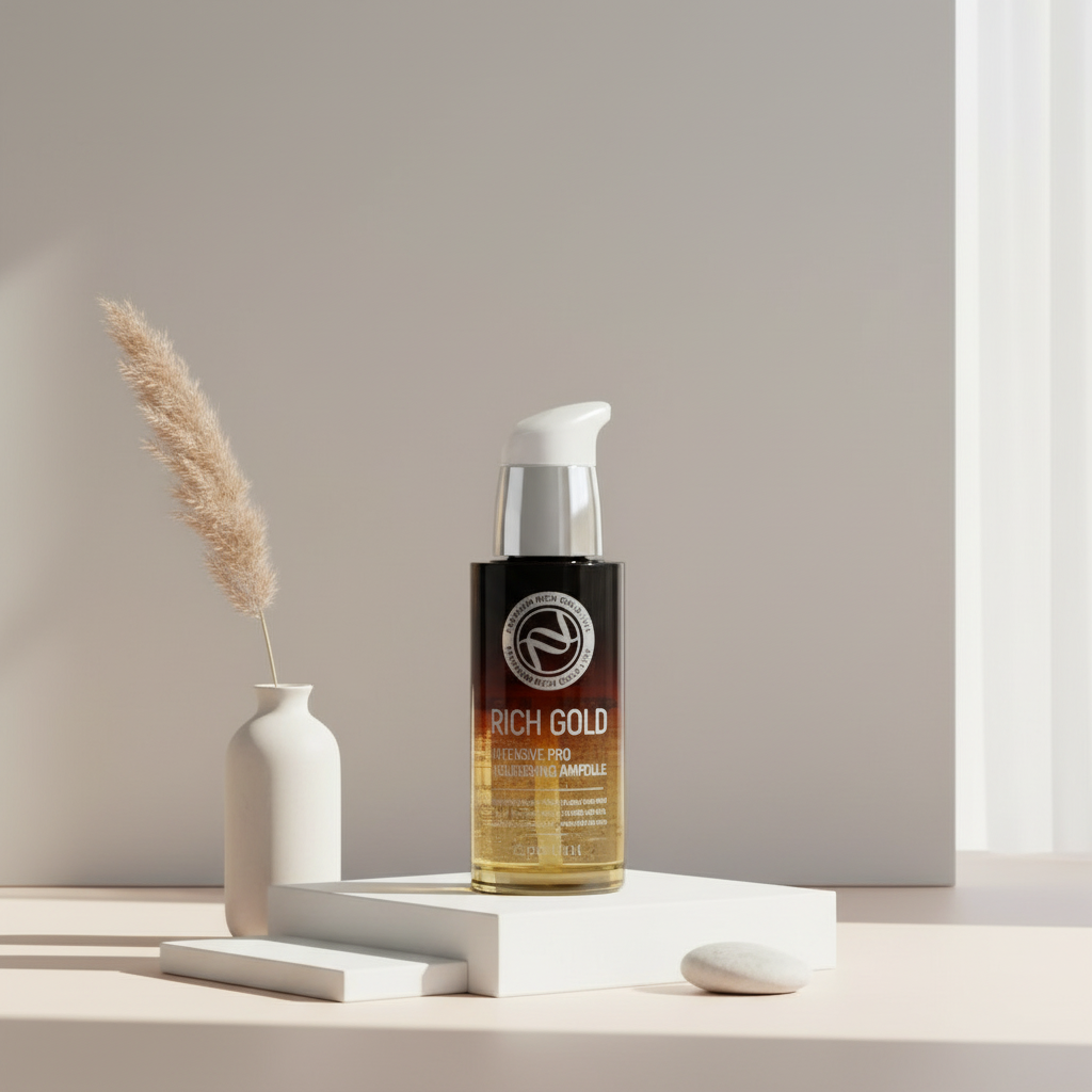 ENOUGH - Rich Gold Intensive Pro Nourishing Ampoule - Intenzivní vyživující ampule s propolisem a 24K zlatem - 30 ml