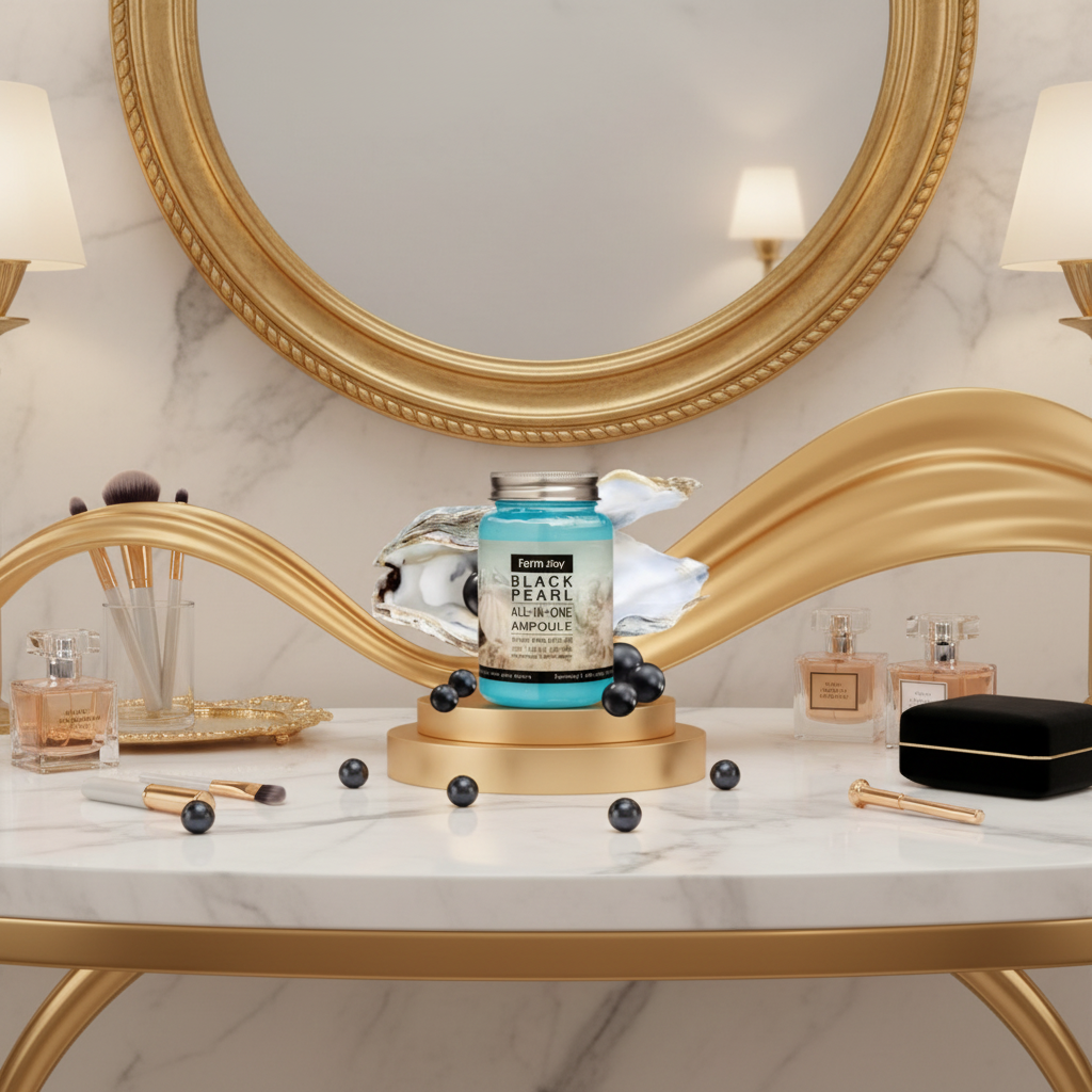 Farm Stay - Black Pearl All In One Ampoule - Ampulové sérum s extraktem z černé perly - 250 ml