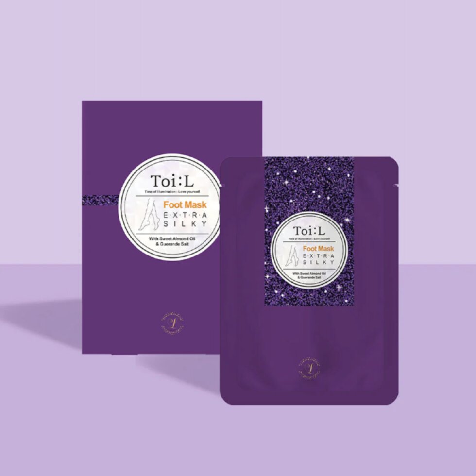 TOI:L - Extra Silky Foot Mask - Extra hedvábná maska na nohy - 1ks