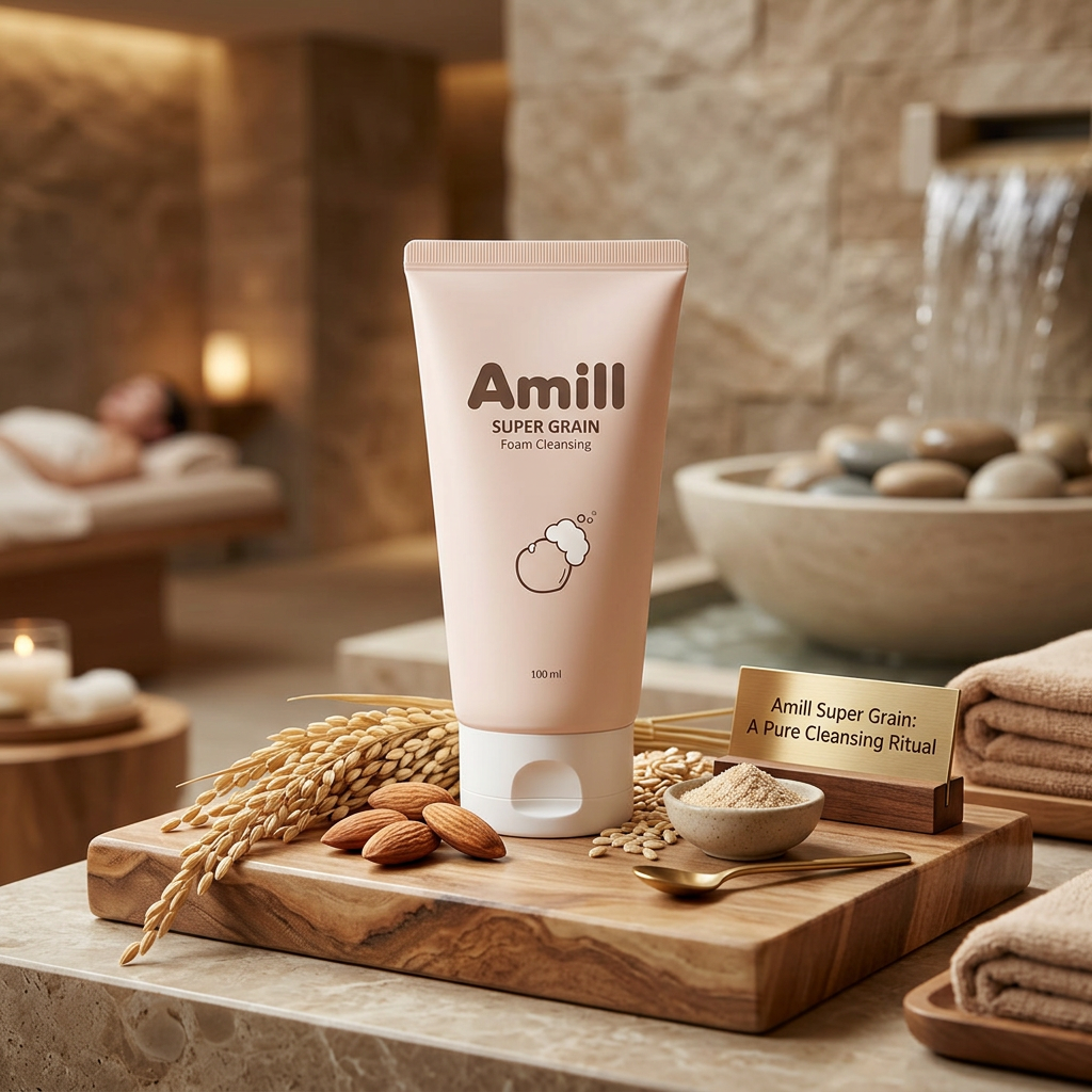 AMILL - Super Grain Foam Cleansing - Jemná čisticí pěna s extrakty z obilnin - 100 ml