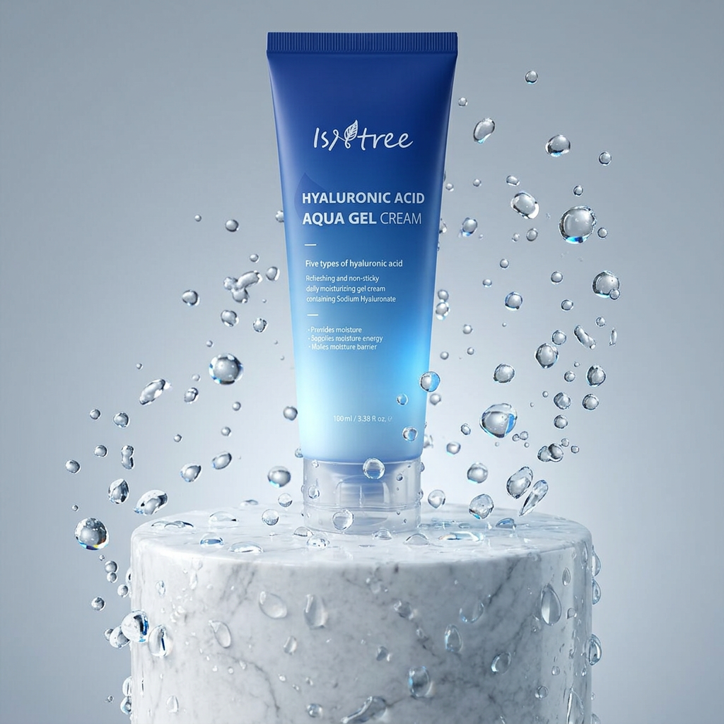 ISNTREE - Hyaluronic Acid Aqua Gel Cream - Hydratační gelový krém s kyselinou hyaluronovou - 100 ml
