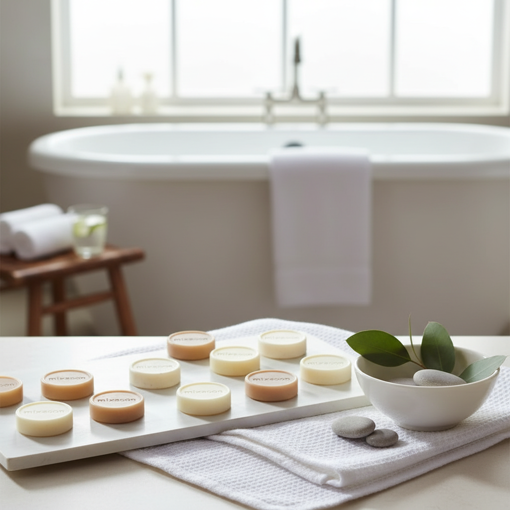 MIXSOON - Bean Travel Kit - Cestovní sada (šampon, kondicionér a mýdlo) - 3x25 g