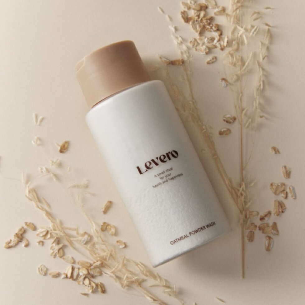 LEVERO - Power Wash Oatmeal - Ovesný čisticí pudr - 200 g