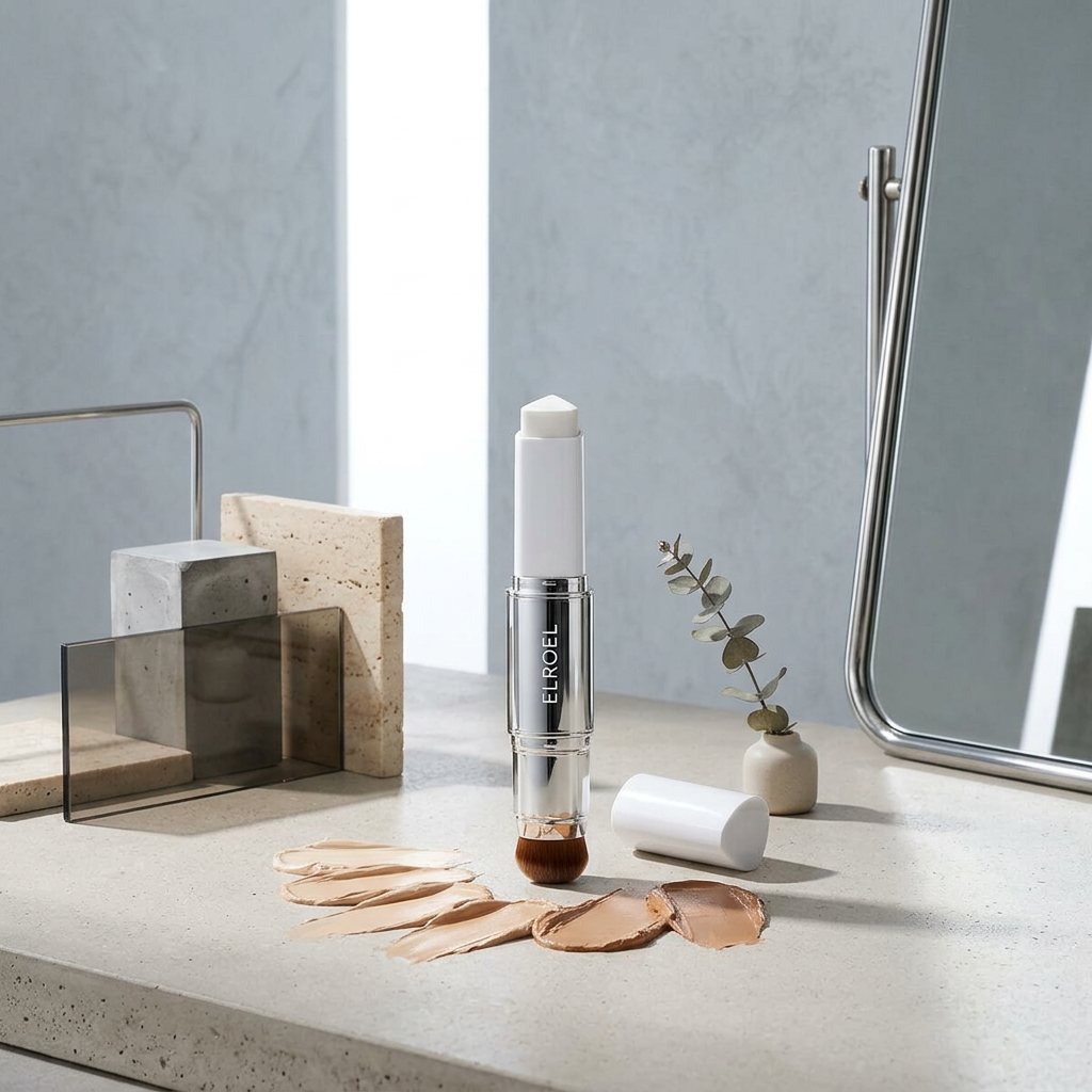 ELROEL - Blanc Cover Cream Stick Deep - Krémový krycí make-up v tyčince měnící barvu odstín DEEP - 13 g