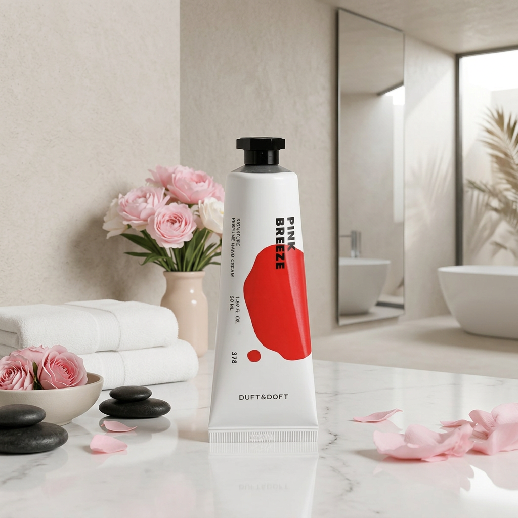 DUFT & DOFT - Signature Perfume Hand Cream Pink Breeze - Parfémovaný krém na ruce Pink Breeze - 50 ml