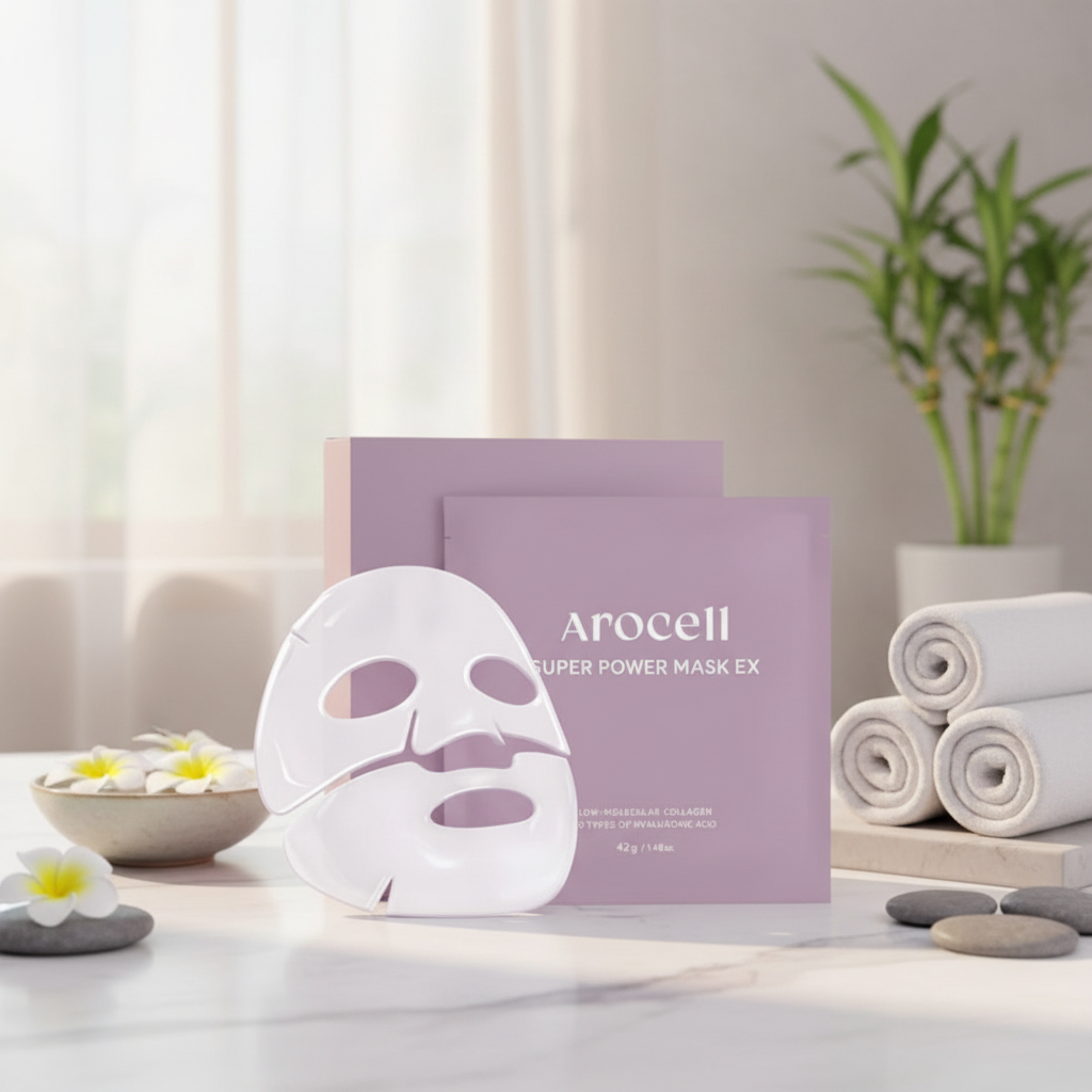 AROCELL - Super Power Mask EX - Noční maska s postupným vstřebáváním do pleti - 42 g