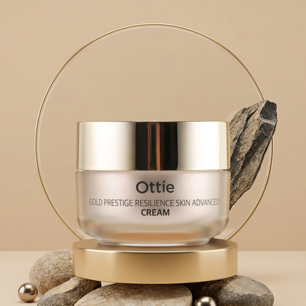 OTTIE - Gold Prestige Resilience Skin Advanced Cream - Revitalizační posilující krém proti stárnutí - 50 ml