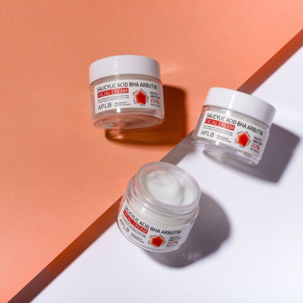 APLB - Salicylic Acid BHA Arbutin Facial Cream - Krém s BHA a arbutinem pro stažení pórů a zlepšení pružnosti pleti - 55 ml