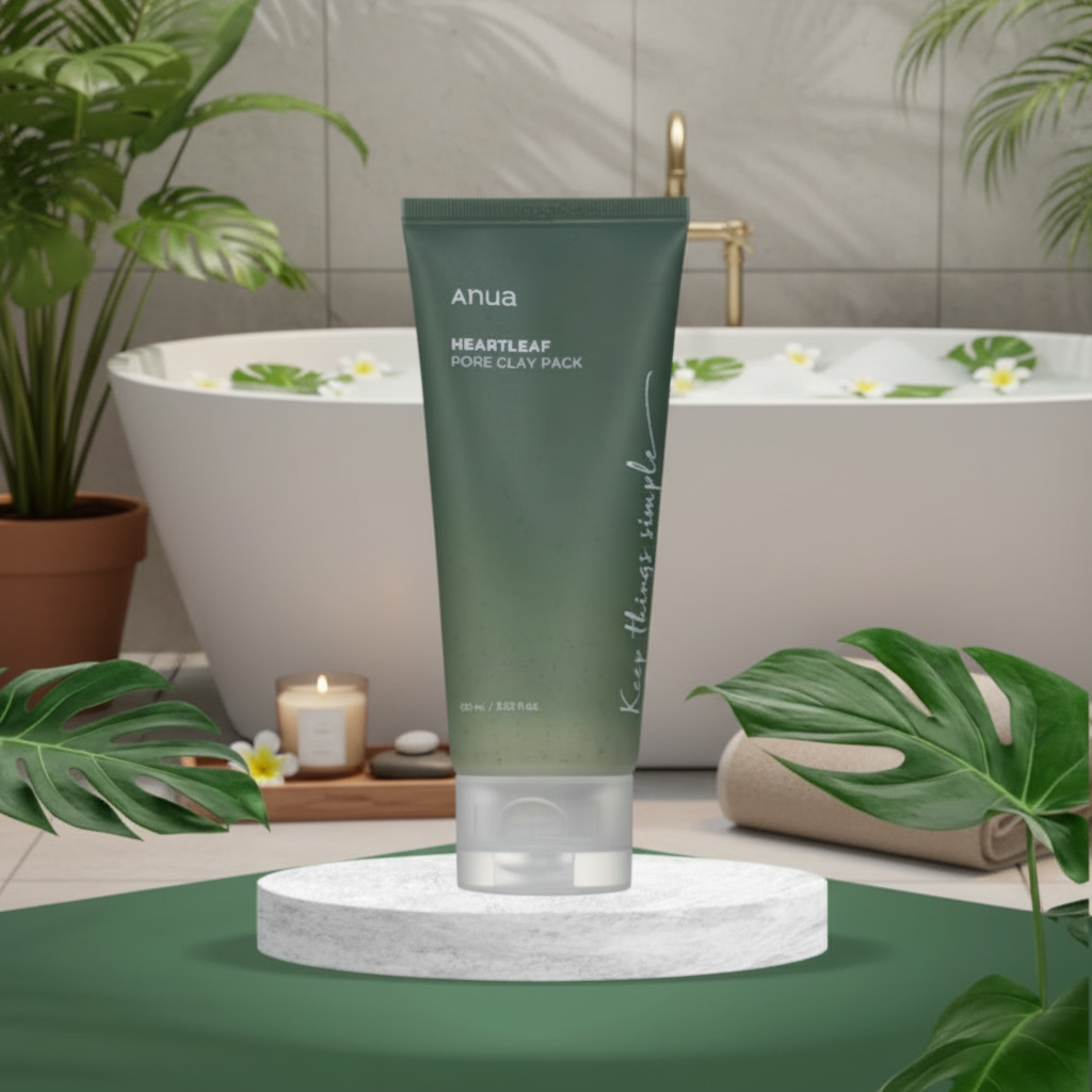 ANUA - Heartleaf Pore Clay Pack - Jílová maska na póry - 100 ml