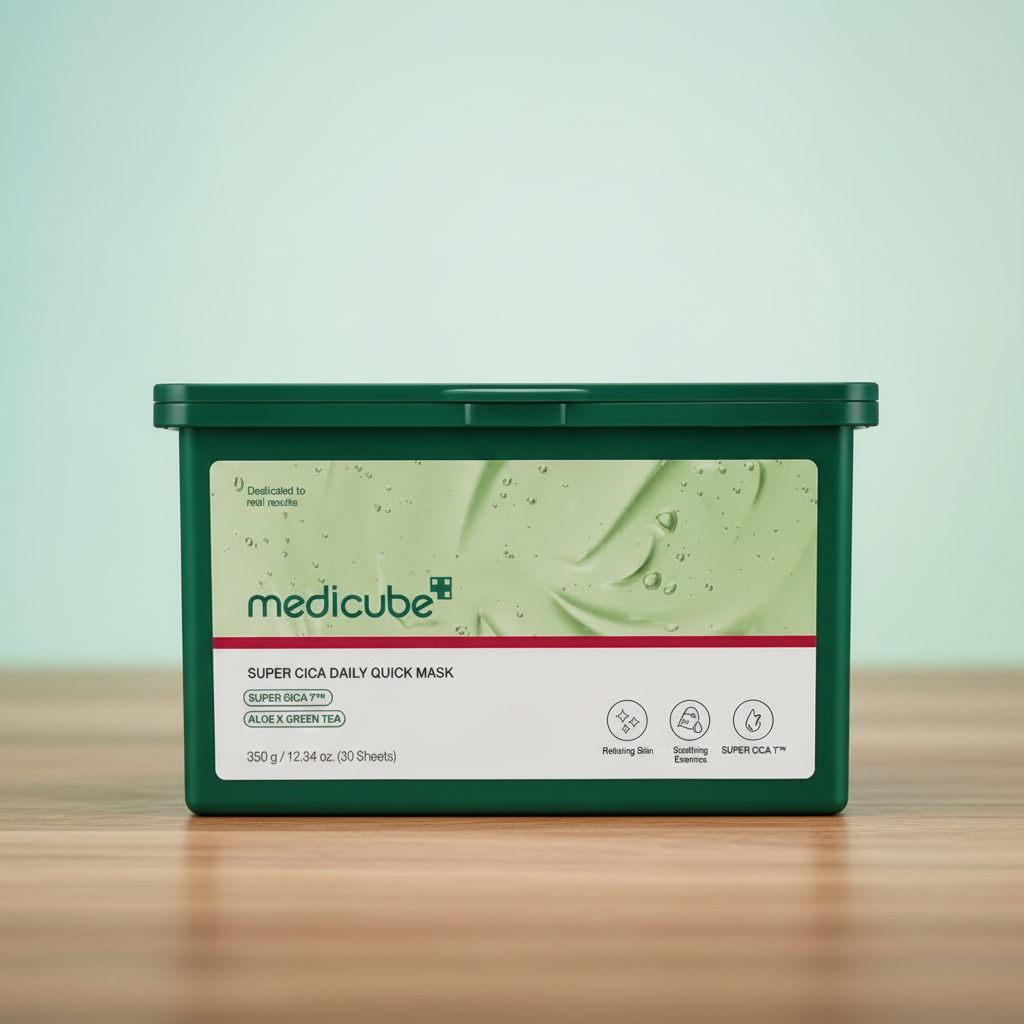 MEDICUBE - Super Cica Daily Quick Mask - Super Cica každodenní rychlá pleťová maska - 350 g