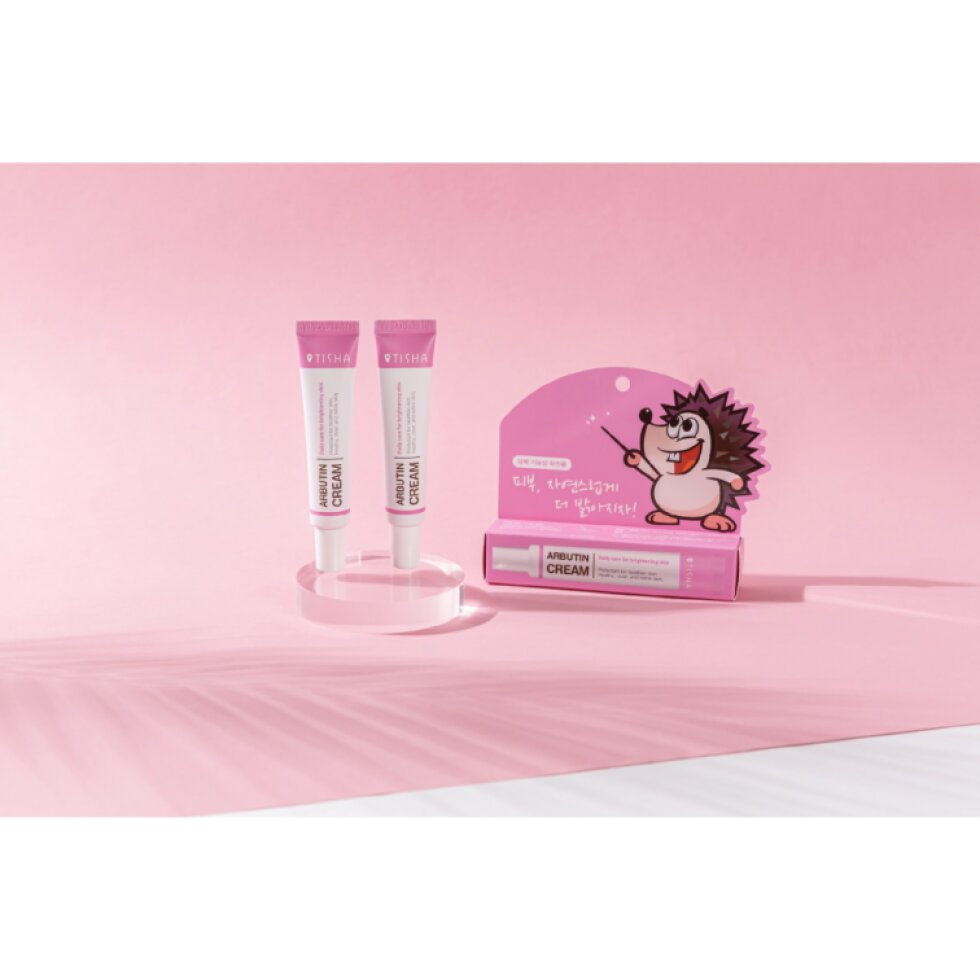 TISHA - Arbutin Cream - Rozjasňující krém s arbutinem proti pigmentovým skvrnám - 15g