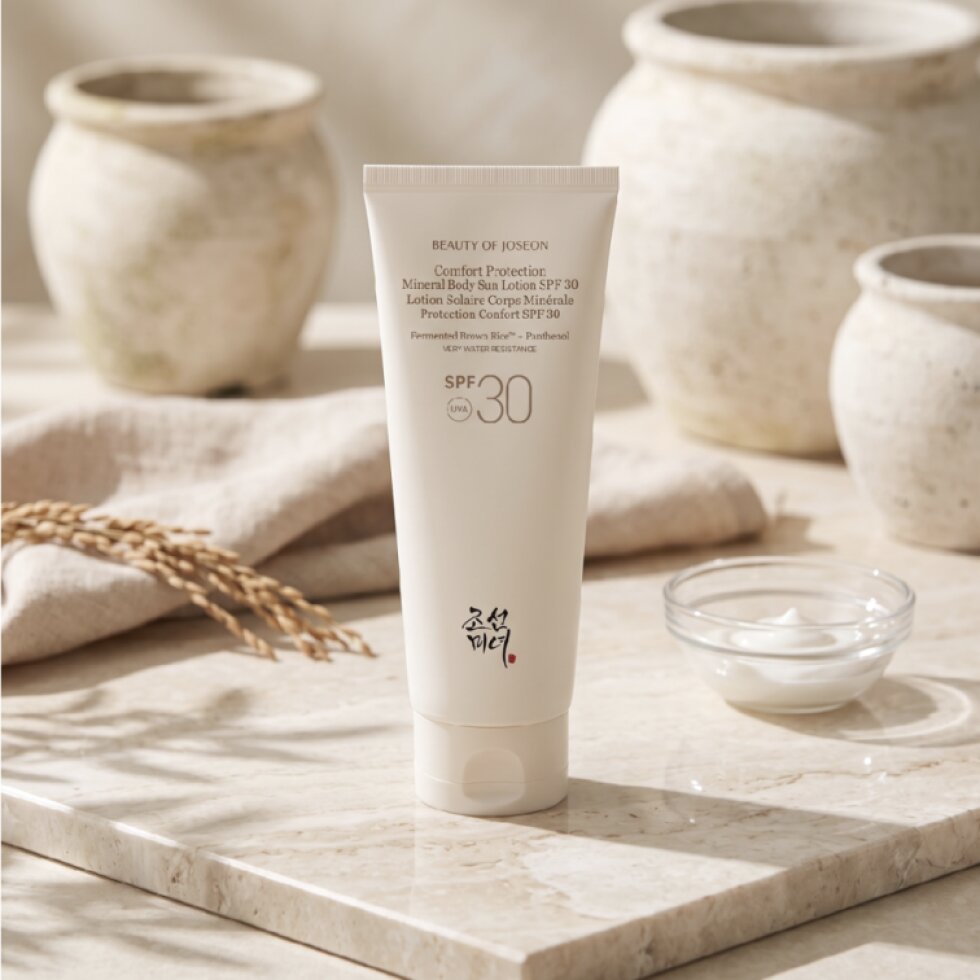 Beauty of Joseon - Comfort Protection Mineral Body Sun Lotion SPF 30+ - Ochranný a zklidňující tělový krém s SPF 30 - 150 ml