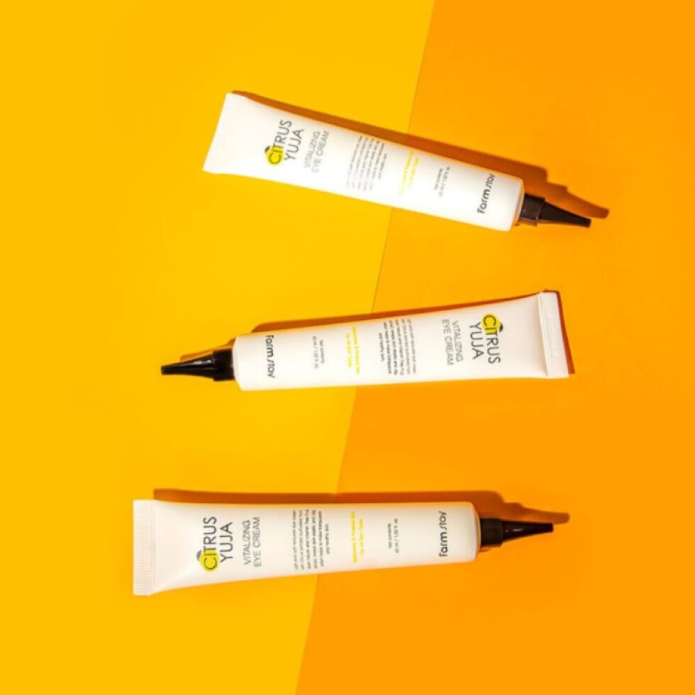 Farm Stay - Citrus Yuja Vitalizing Eye Cream - Rozjasňující oční krém - 45 ml