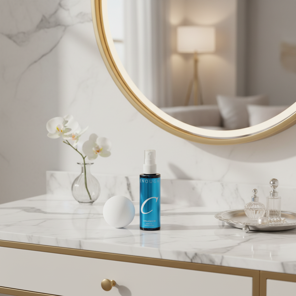 ENOUGH - Collagen 3X Moisture Makeup Fixer - Kolagenový hydratační fixační sprej na make-up - 100 ml