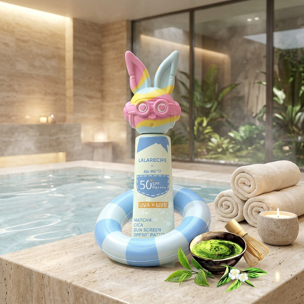 LALARECIPE - Matcha Cica Sunscreen – Zklidňující opalovací krém s matchou a cicou - 50 ml