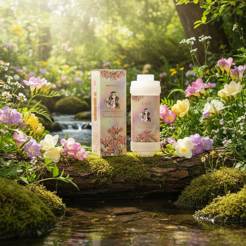 KOREJSKÁ KRÁSA - Vitamin Shower Filter - Vitaminový filtr do sprchy - FREESIA - 1ks