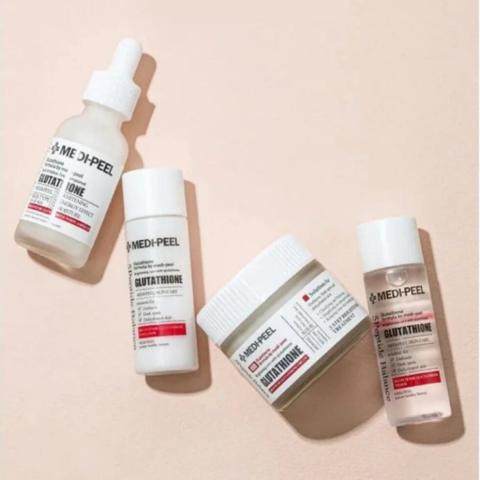 MEDI-PEEL - Glutathione Multti Care Kit - Sada produktů s rozjasňujícím účinkem proti pigmentovým skvrnám - 4 ks