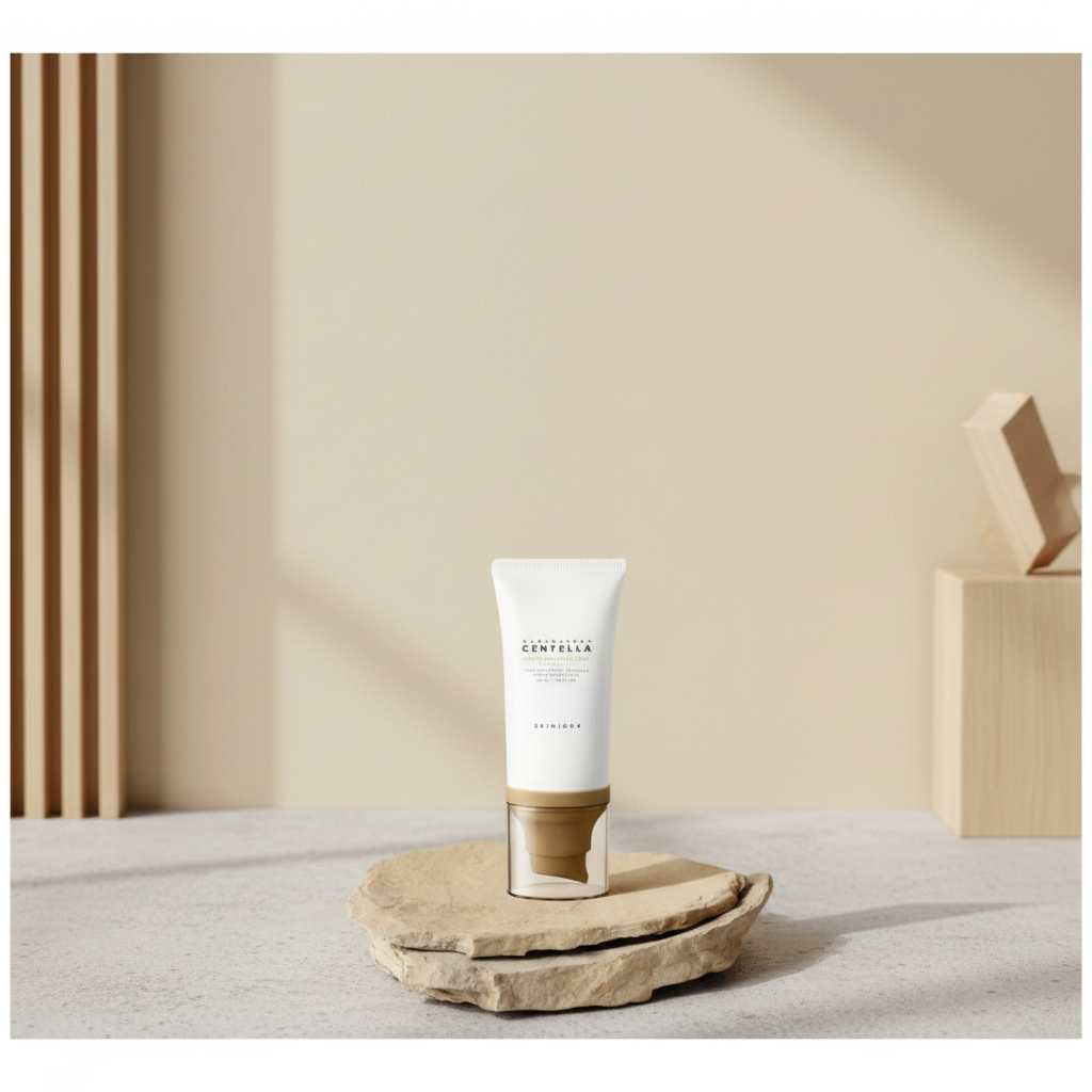 SKIN1004 - Madagascar Centella Air-Fit Suncream Light SPF30 PA++++ - Lehký SPF krém s minerálním filtrem - 50 ml