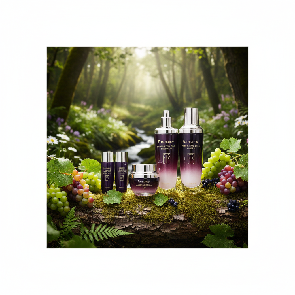 Farm Stay - Grape Stem Cell Skin Care 3 Set - Set produktů s hroznovými kmenovými buňkami