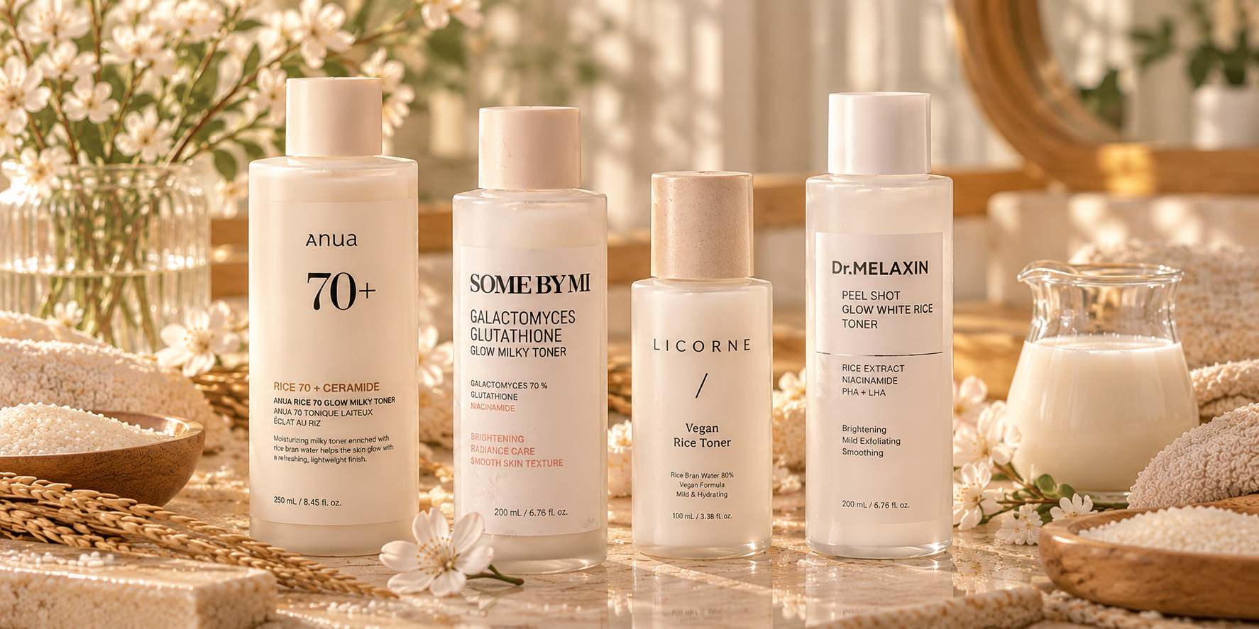 Proč Korejky používají toner jinak než my? Toner pads, milky tonery a essences