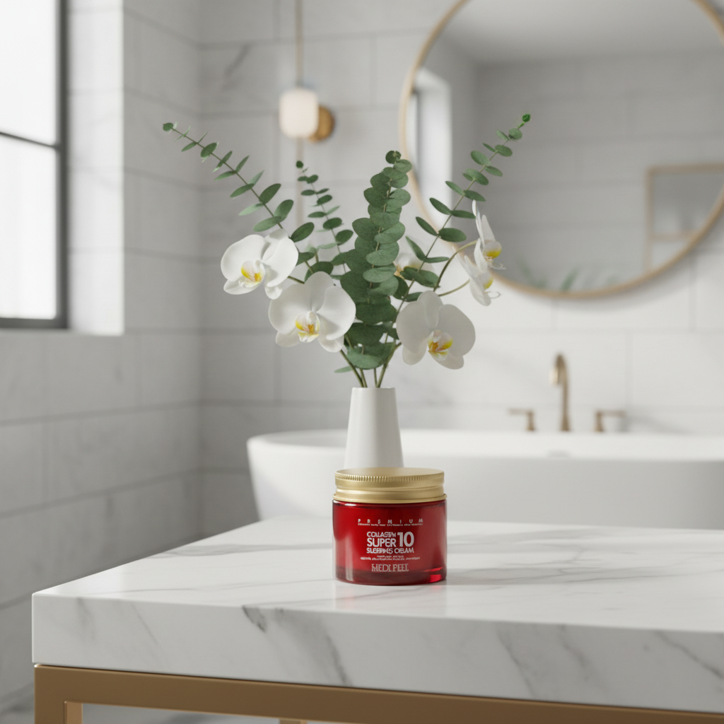 MEDI-PEEL - Premium Collagen Super 10 Sleeping Cream - Noční kolagenový krém - 70 ml