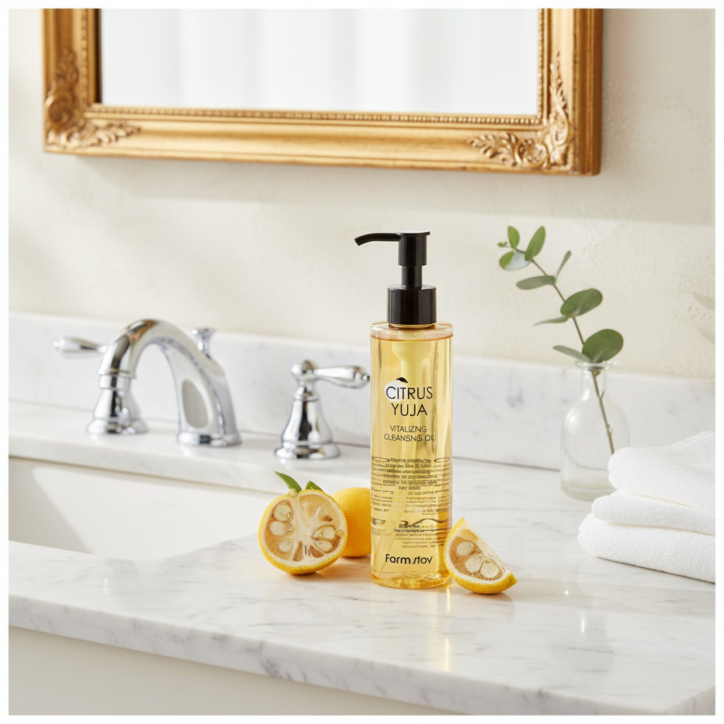 Farm Stay - Citrus Yuja Vitalizing Cleansing Oil - Rozjasňující odličovací olej - 200 ml