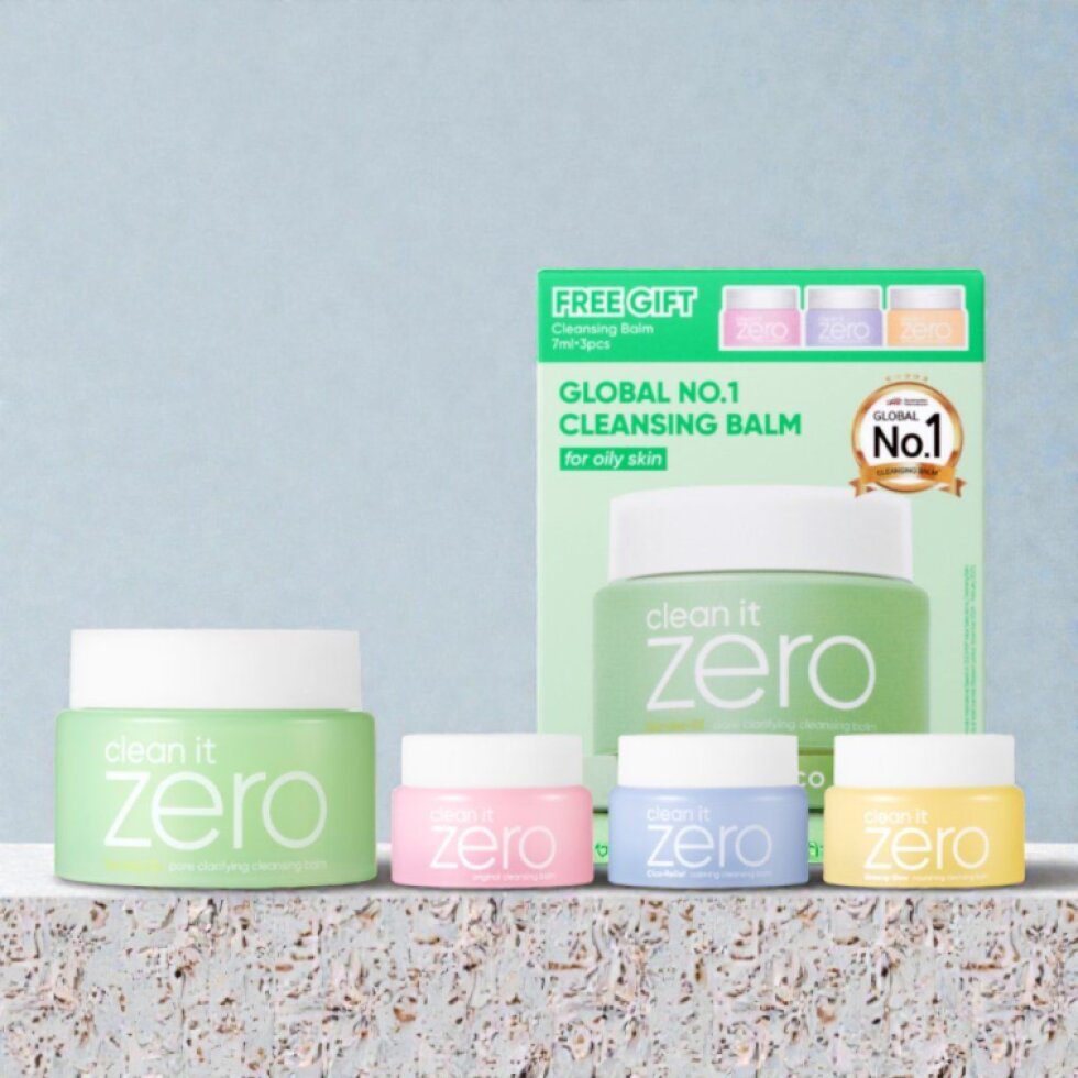 Banila Co - Clean It Zero Clarifying Balm SET - Odličovací balzám pro problematickou pleť SET - 100 ml + 3*7ml