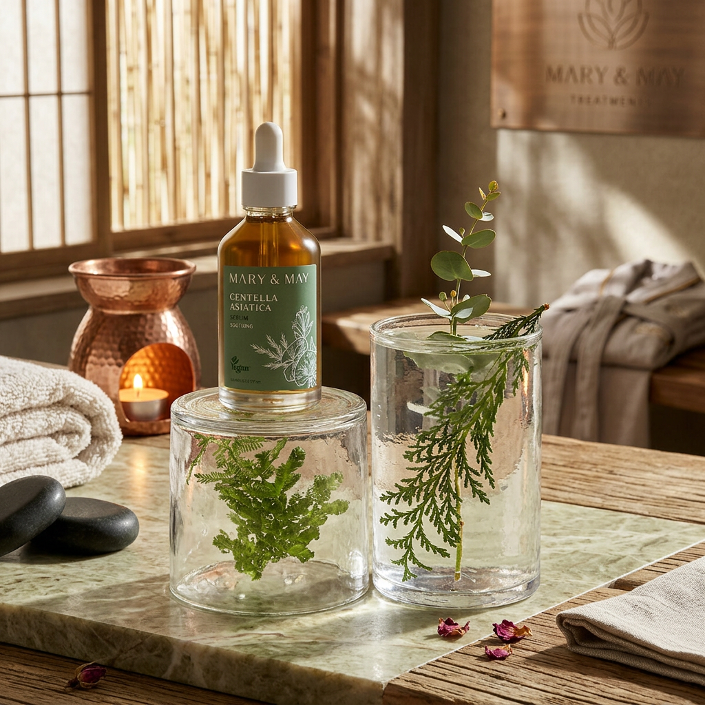 Mary & May - Centella Asiatica Serum - Zklidňující pleťové sérum s centella asiatica - 80ml