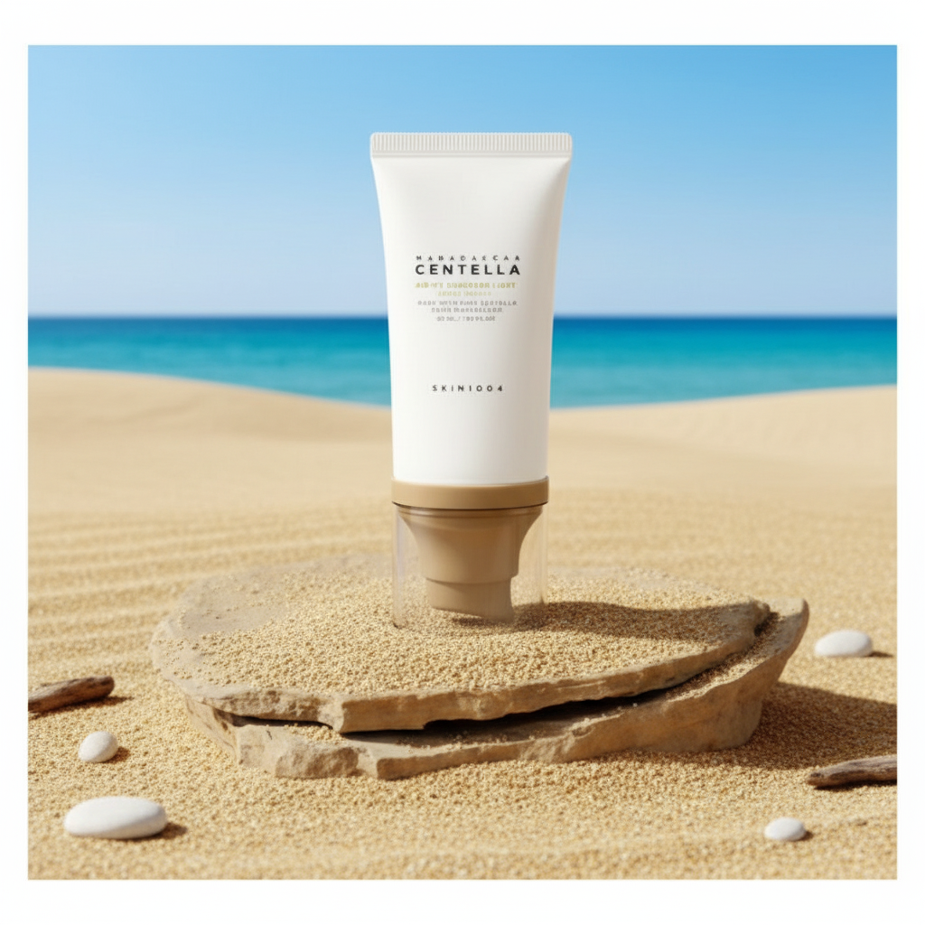 SKIN1004 - Madagascar Centella Air-Fit Suncream Light SPF30 PA++++ - Lehký SPF krém s minerálním filtrem - 50 ml