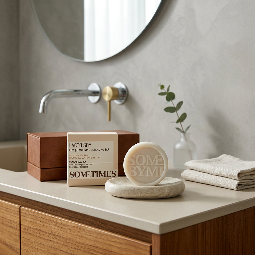 SOME BY MI - Lactosoy Low Ph Morning Cleansing Bar - Mýdlo na obličej s nízkým pH - 90 g