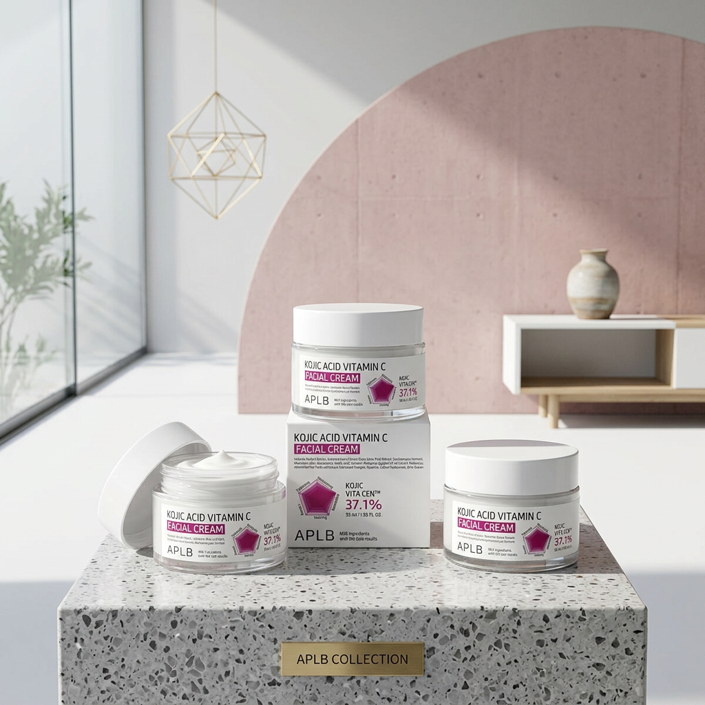 APLB - Kojic Acid Vitamin C Facial Cream - Revitalizační krém s kyselinou kojovou a vitaminem C - 55 ml