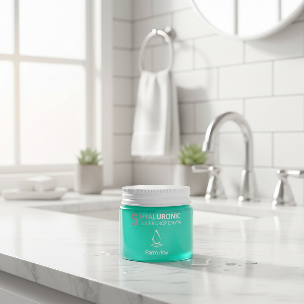 Farm Stay - Hyaluronic 5 Water Drop Cream - Hydratační krém - 80ml