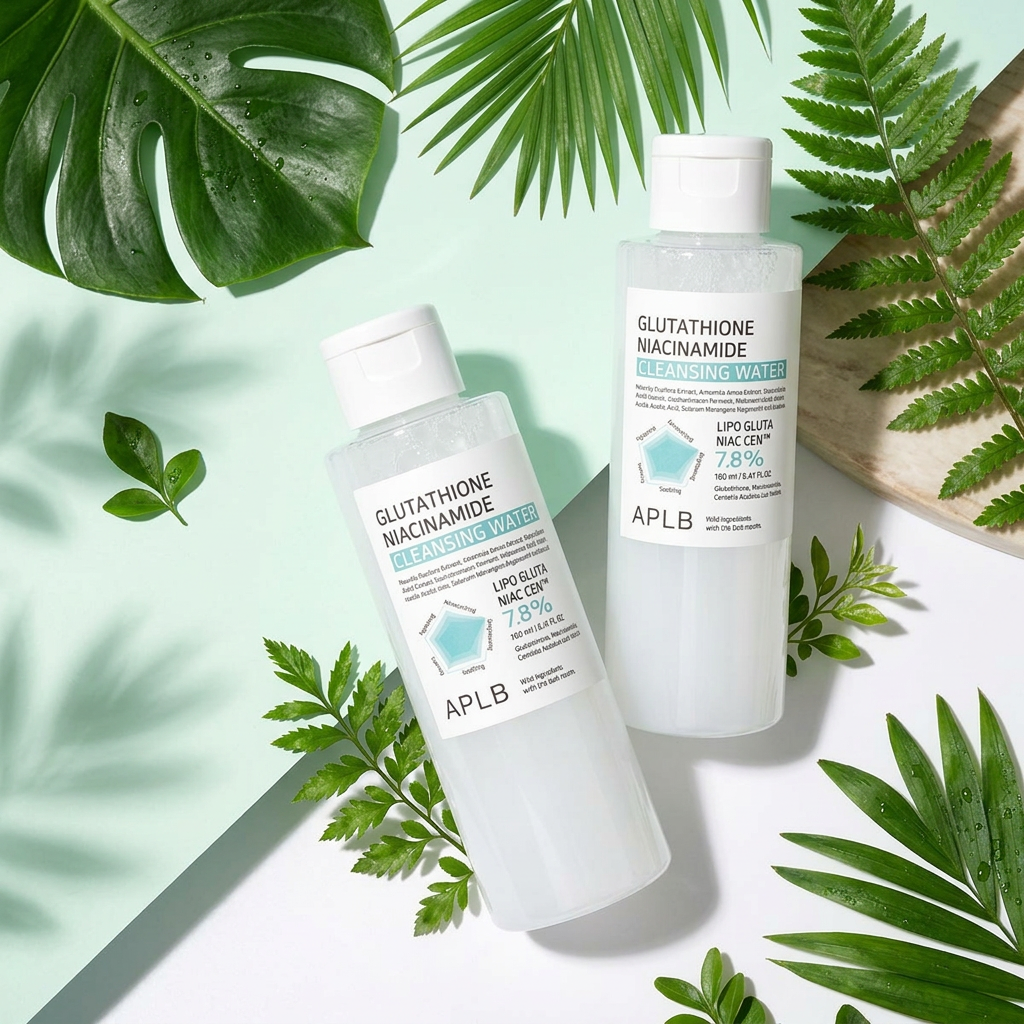 APLB - Glutathione Niacinamide Cleansing Water - Rozjasňující, čisticí, pleťová voda - 160 ml