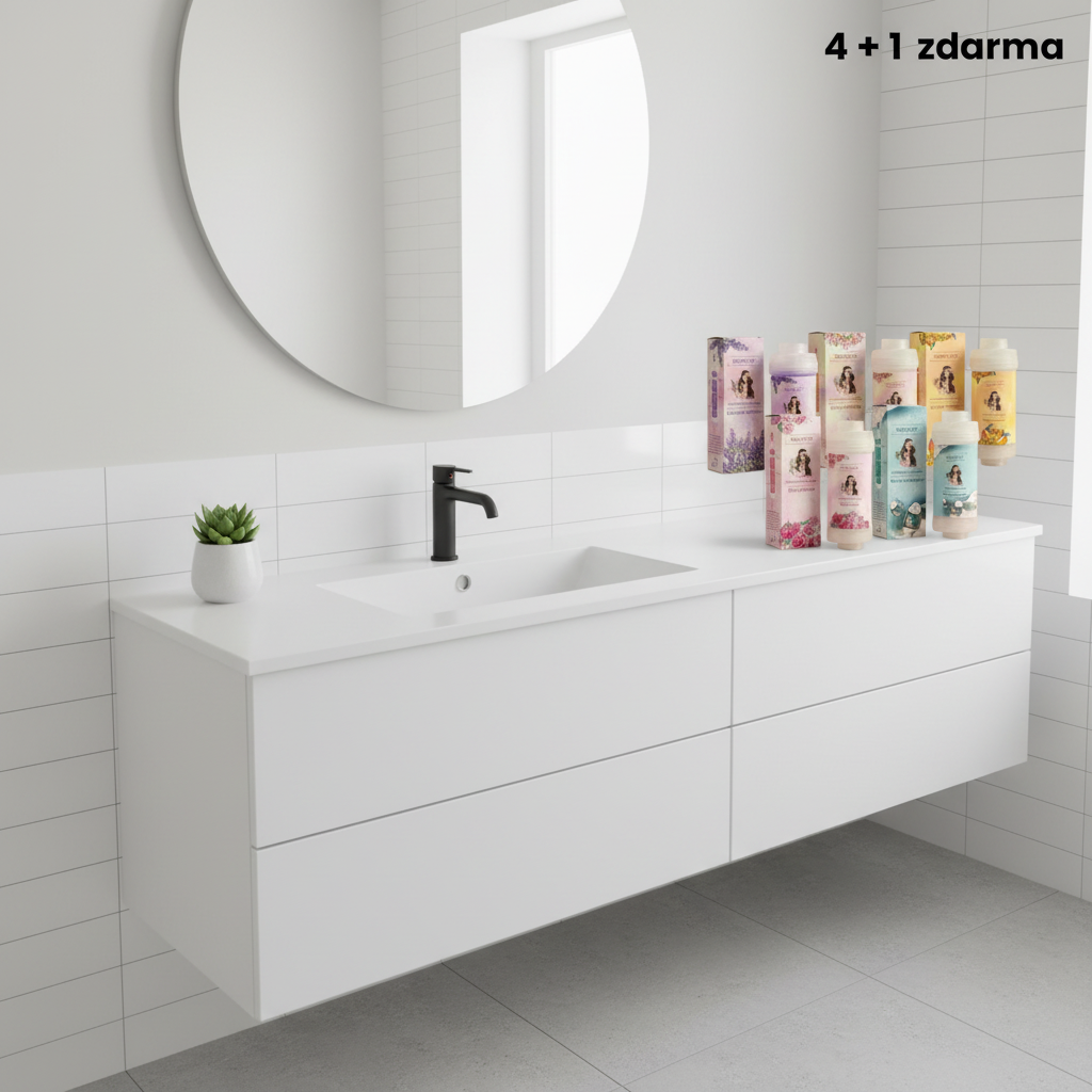 KOREJSKÁ KRÁSA - Vitamin Shower Filter - Vitaminový filtr do sprchy SET - 4+1 ks ZDARMA