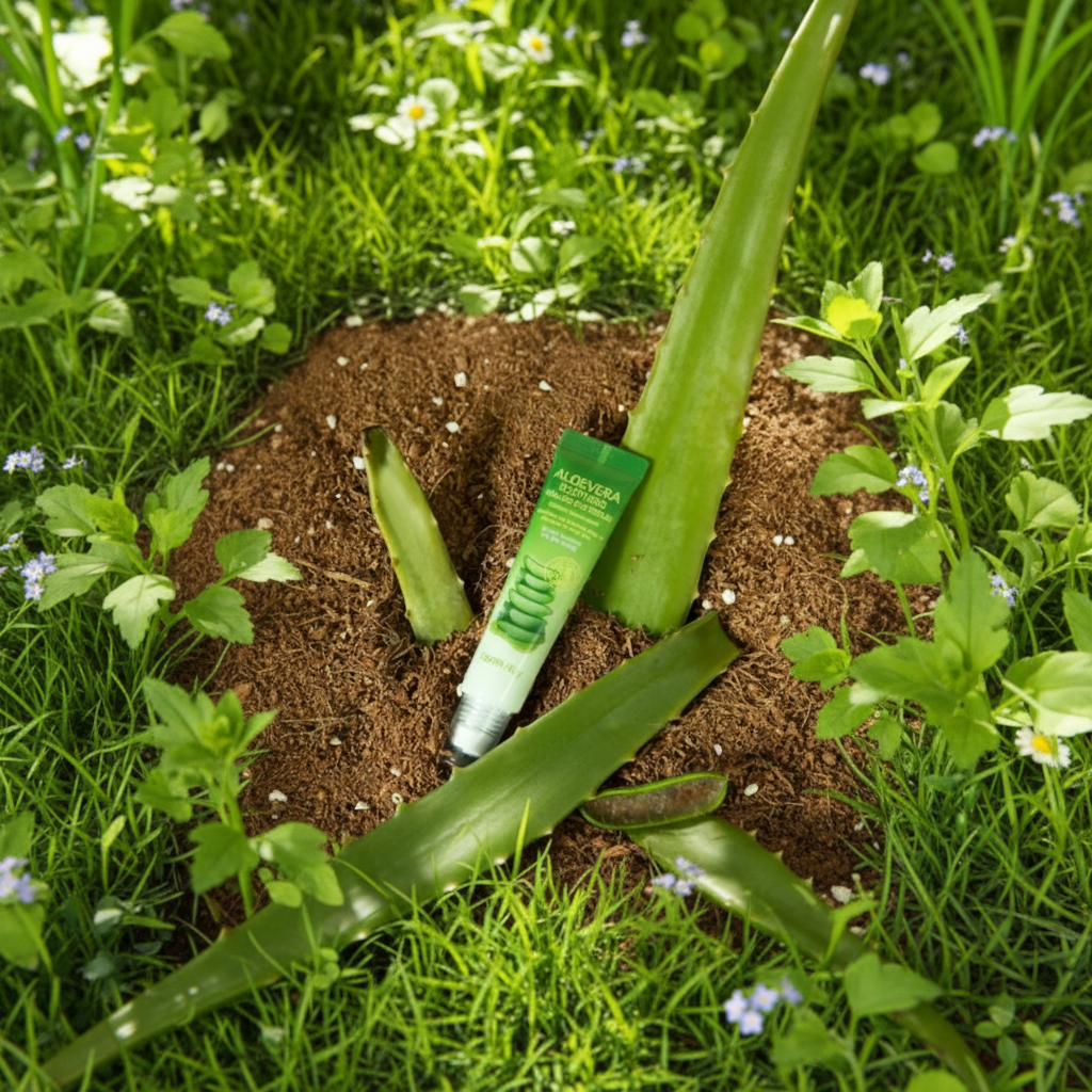 Farm Stay - Aloe Vera Soothing Rolling Eye Serum - Oční Sérum s Aloe Vera - 25ml