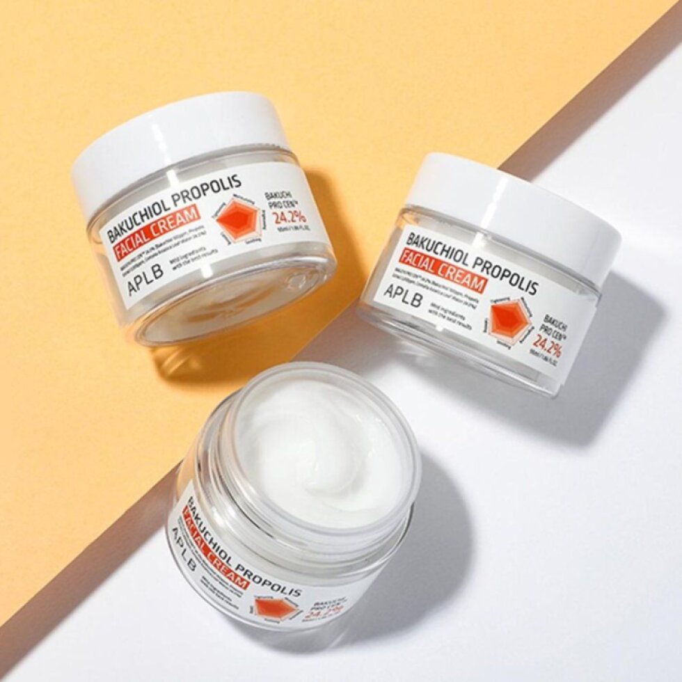 APLB - Bakuchiol Propolis Facial Cream - Zpevňující krém s bakuchiolem a propolisem - 55 ml