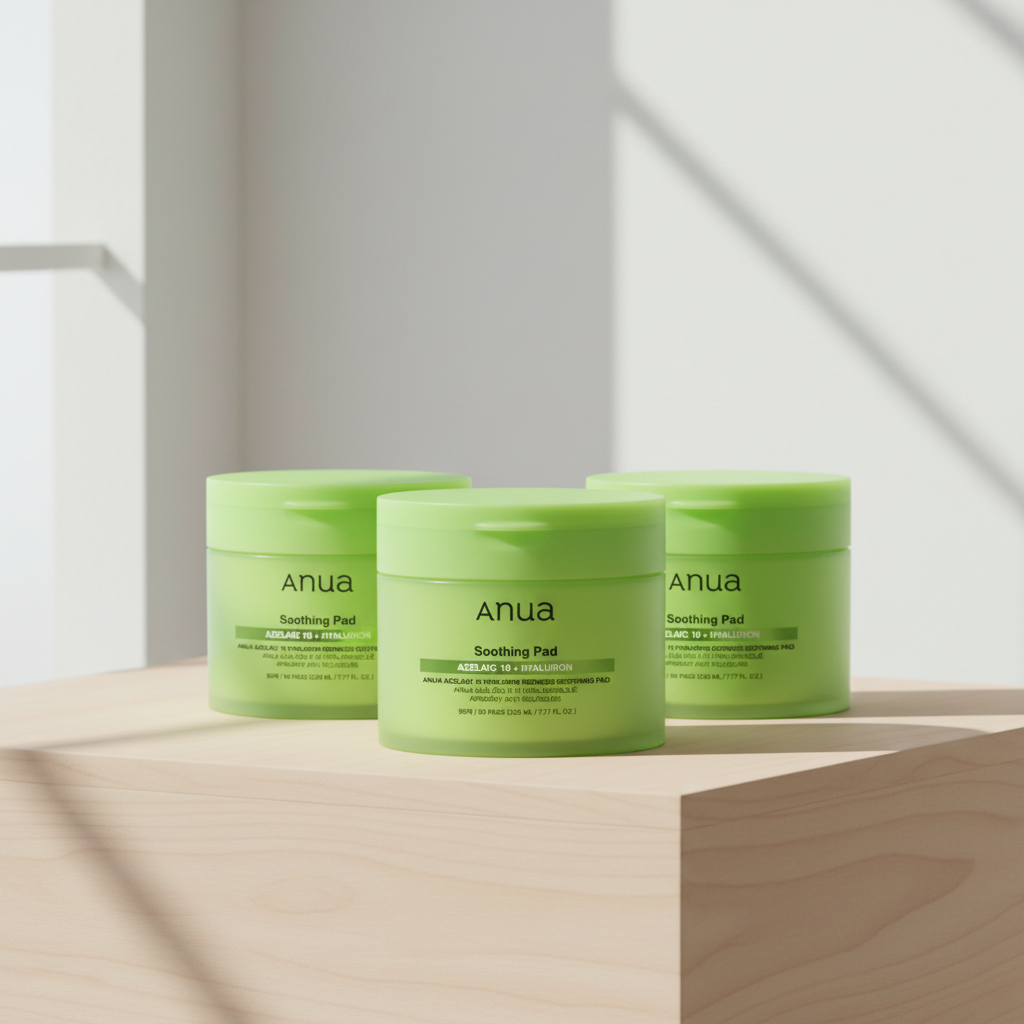 ANUA - Azelaic 10 Hyaluron Redness Soothing Pad - Zklidňující tamponky s kyselinou azalaovou a centellou - 90 ks