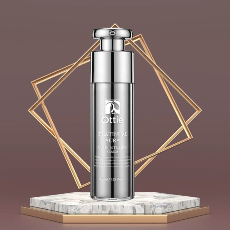 OTTIE - Platinum Aura Nutri-intensive Serum - Platinové posilující protivráskové sérum - 40 ml