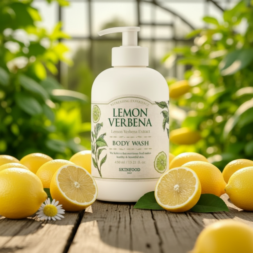 SKINFOOD - Lemon Verbena Body Wash - Sprchový gél s citrónovou verbénou - 450 ml