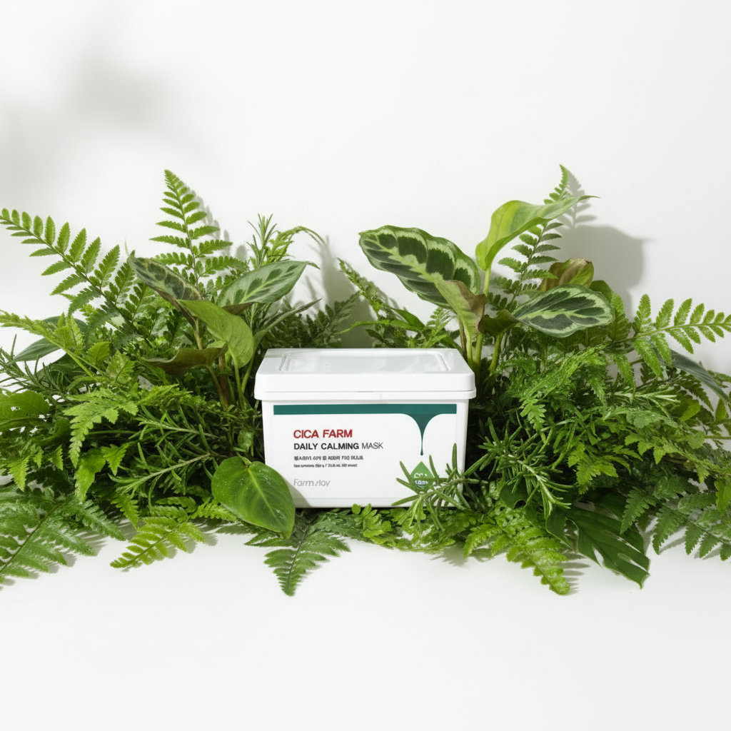 Farm Stay - Cica Farm Daily Calming Mask - Výhodné balení plátýnkových, zklidňujících masek s centellou - 30 ks/350 g