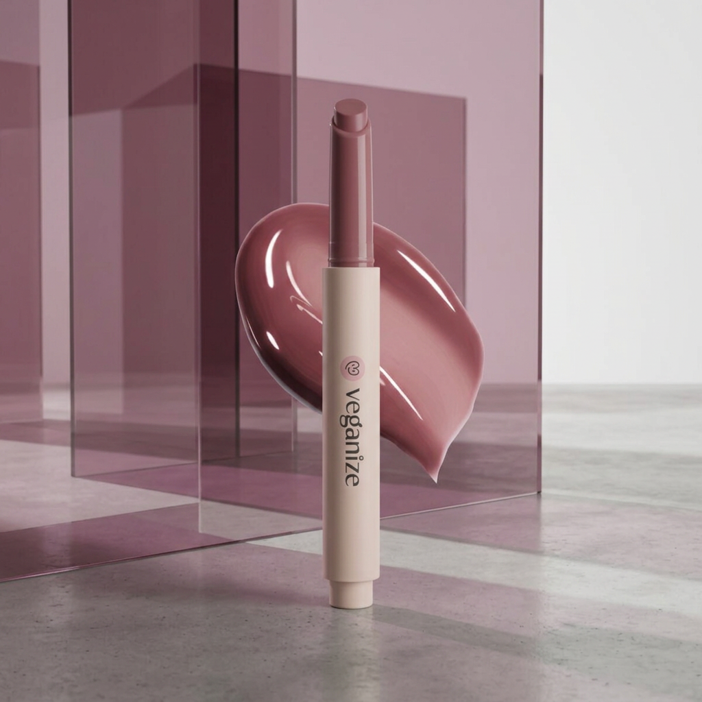 VEGANIZE - Collagen Lip Glass Balm 09. Mauve Plum - Kolagenový balzám na rty - 1,8 g